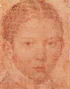 VELAZQUEZ, Diego Rodriguez de Silva y Head-Portrait of Young boy oil painting on canvas